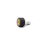 15mm Twist Seal Coupler X 3/8" Stainless QC Plug