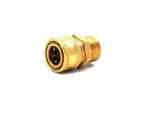3/8" QC Brass Coupler x M22 M 15mm Plug - Image 2