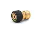 3/8" QC Brass Coupler x M22 F 15mm Twist Coupler - Image 2