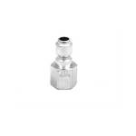 Plated Steel 1/4" QC Female Plug