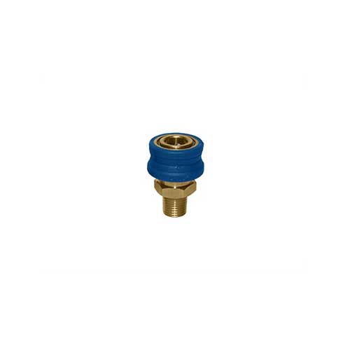 inma 1/4" Insulated Male NPT Brass Quick Coupler - Image 1