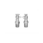 Plated Steel 1/4" QC Male Plug - Low Profile - Image 4